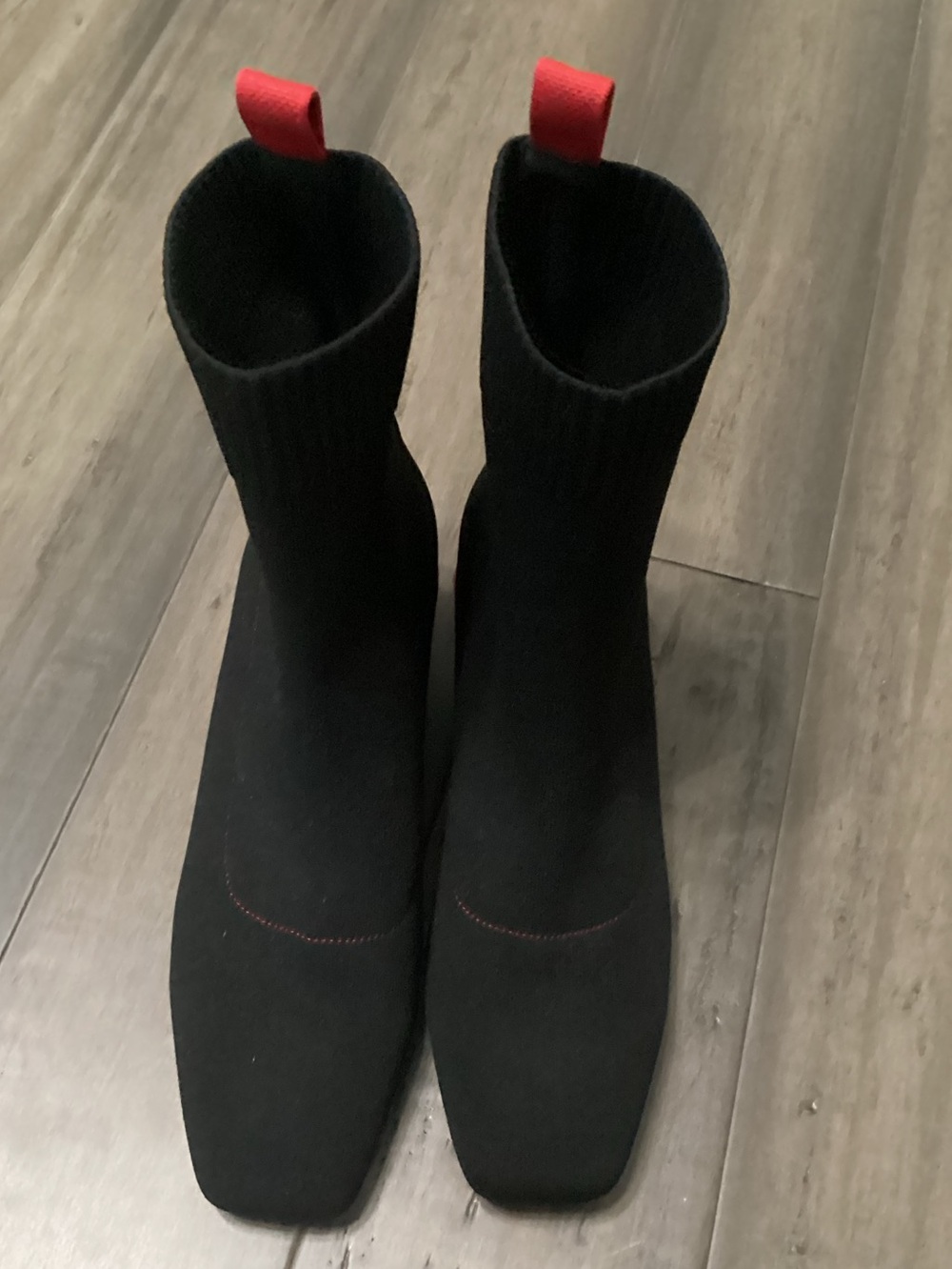 VIVAIA 39 8.5 Square-Toe Water-Repellent Block Heeled Boots (Regina Pro) - Picture 7 of 10